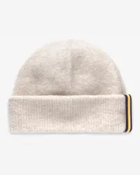 K-Way BRICE WOOL MERINO BOUCLE - Headwear - Cappello BEIGE  MOONBEAM 