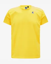 K-Way LE VRAI EDOUARD FLUO - T-ShirtsTop - T-Shirt Yellow Soleil 