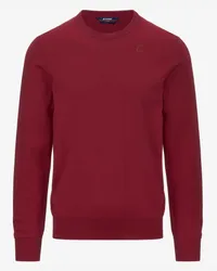 K-Way SEBASTIEN COTTON PS - KNITWEAR - Pull  Over RED DK 