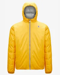 K-Way JACQUES THERMO PLUS.2 REVERSIBLE - Jackets - Corta YELLOW RSP-GREY MD 