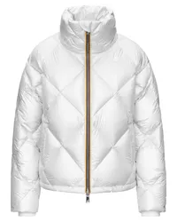 K-Way IMELDA HEAVY QUILTED METAL - Jackets - Corta - Donna - WHITE MILK 