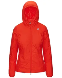 K-Way LILY WARM PAPER SATIN - Jackets - Corta - Donna - ORANGE REDDISH 