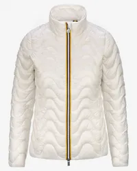 K-Way VIOLETTE QUILTED WARM - Jackets - Corta - Donna - WHITE GARDENIA 