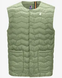 K-Way VALTY QUILTED WARM - Jackets - Gilet GREEN SAGE 