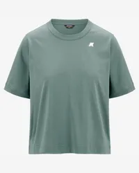 K-Way AMELINE - T-ShirtsTop - T-Shirt - Donna - GREEN MOLD 