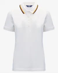 K-Way ALI STRETCH - Polo Shirts - Polo - Donna - WHITE MILK 