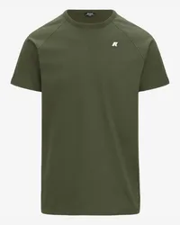 K-Way EDWING JS PEACH - T-ShirtsTop - T-Shirt GREEN CYPRESS 