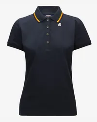 K-Way ALI STRETCH - Polo Shirts - Polo - Donna - BLUE DEPTH 