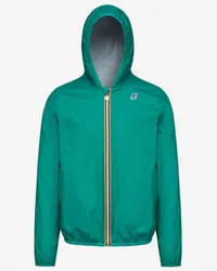 K-Way JACQUES PLUS.2 REVERSIBLE - Jackets - Corta GREEN-GREY A 