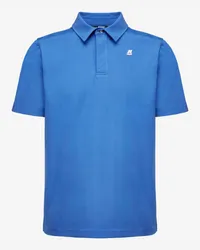 K-Way VINCELLE - Polo Shirts - Polo BLUE ULTRAMARINE 