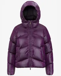 K-Way NINEV CRYSTAL CHINTZ THERMO HEAVY - Jackets - Corta - Donna - VIOLET DK PURPLE CHINTZ 