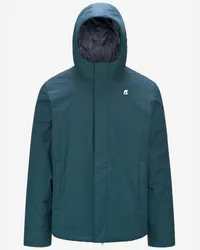 K-Way JACK RIPSTOP MARMOTTA - Jackets - Corta GREEN P-BLUE A 