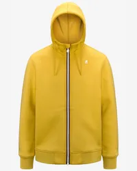 K-Way RAINER SPACER - Fleece - Giacca YELLOW ZAFFERANO 