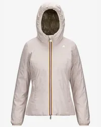 K-Way LILY ST THERMO REVERSIBLE - Jackets - Corta - Donna - BEIGE G-BROWN C 