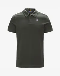 K-Way GREGOIRE TAPE - Polo Shirts - Polo Black Torba 