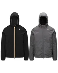 K-Way JACQUES WARM REVERSIBLE - Jackets - Corta BLACK PURE-GREY SMOKED 