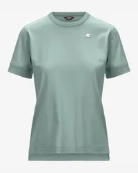 K-Way EMEL JERSEY - T-ShirtsTop - T-Shirt - Donna - GREEN MOLD 