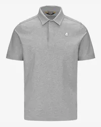 K-Way VINCELLE - Polo Shirts - Polo GREY MEL 