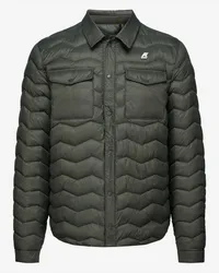 K-Way VALEO ECO WARM - Jackets - Corta GREEN BLACKISH 