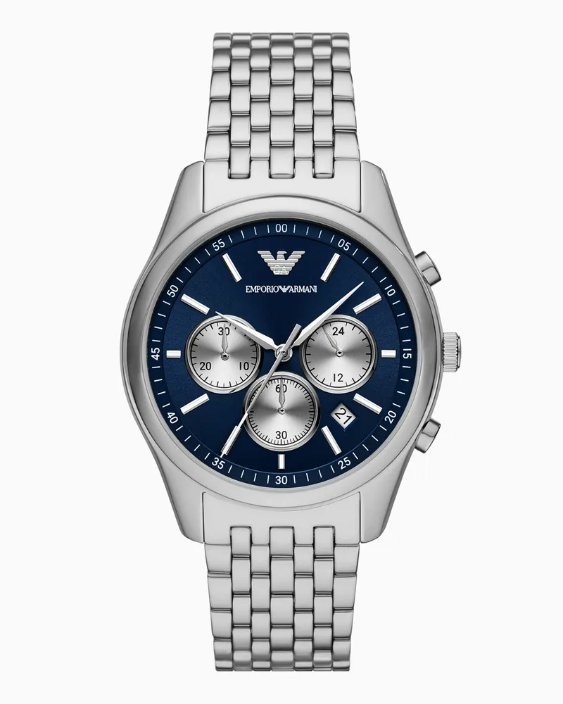Emporio Armani Orologio cronografo in acciaio inossidabile Multicolore