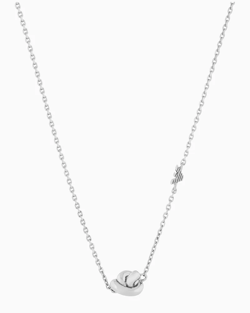 Emporio Armani Collana con nodo in argento sterling Multicolore