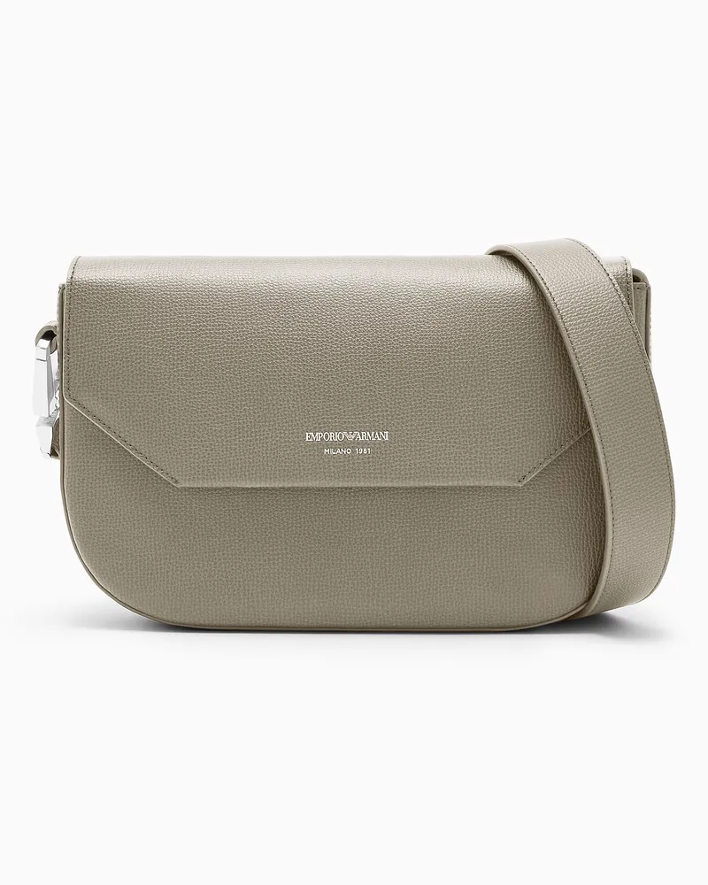 Emporio Armani Borsa a tracolla in pelle  1981 Beige