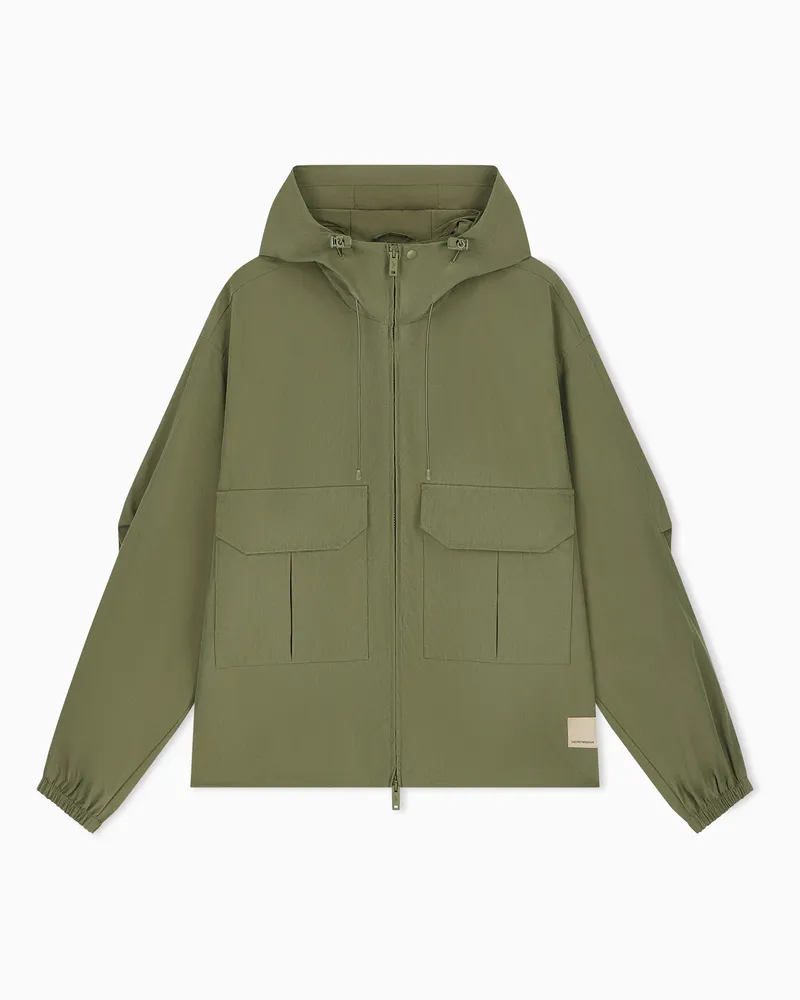 Emporio Armani Blouson con cappuccio Capsule Boteh Verde