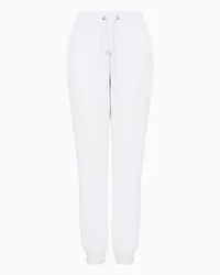 Emporio Armani OFFICIAL STORE Pantaloni Jogger In Double Jersey Bianco