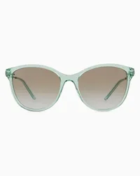 Emporio Armani OFFICIAL STORE Occhiali Da Sole Da Donna Forma Cat Eye Verde