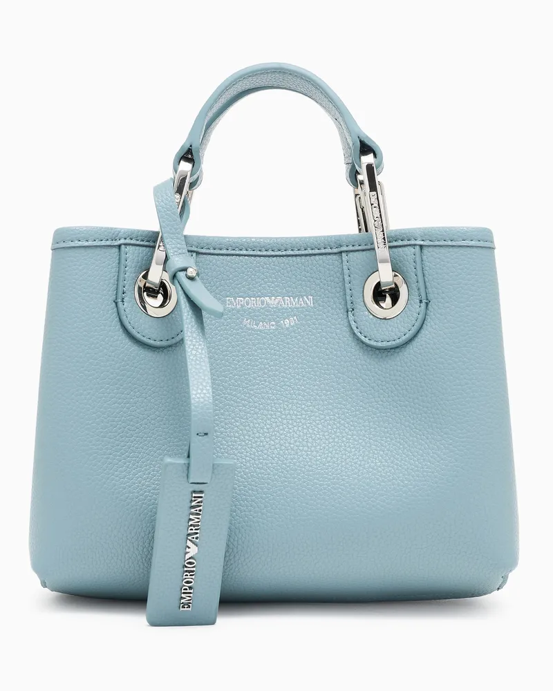 Emporio Armani Mini bag MyEA stampa cervo Azzurro