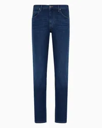 Emporio Armani OFFICIAL STORE Jeans J45 Regular Fit In Comfort Denim 11,5 Oz Twill Washed Denim