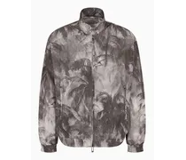 OFFICIAL STORE Blouson Con Zip In Nylon Stampa All Over
