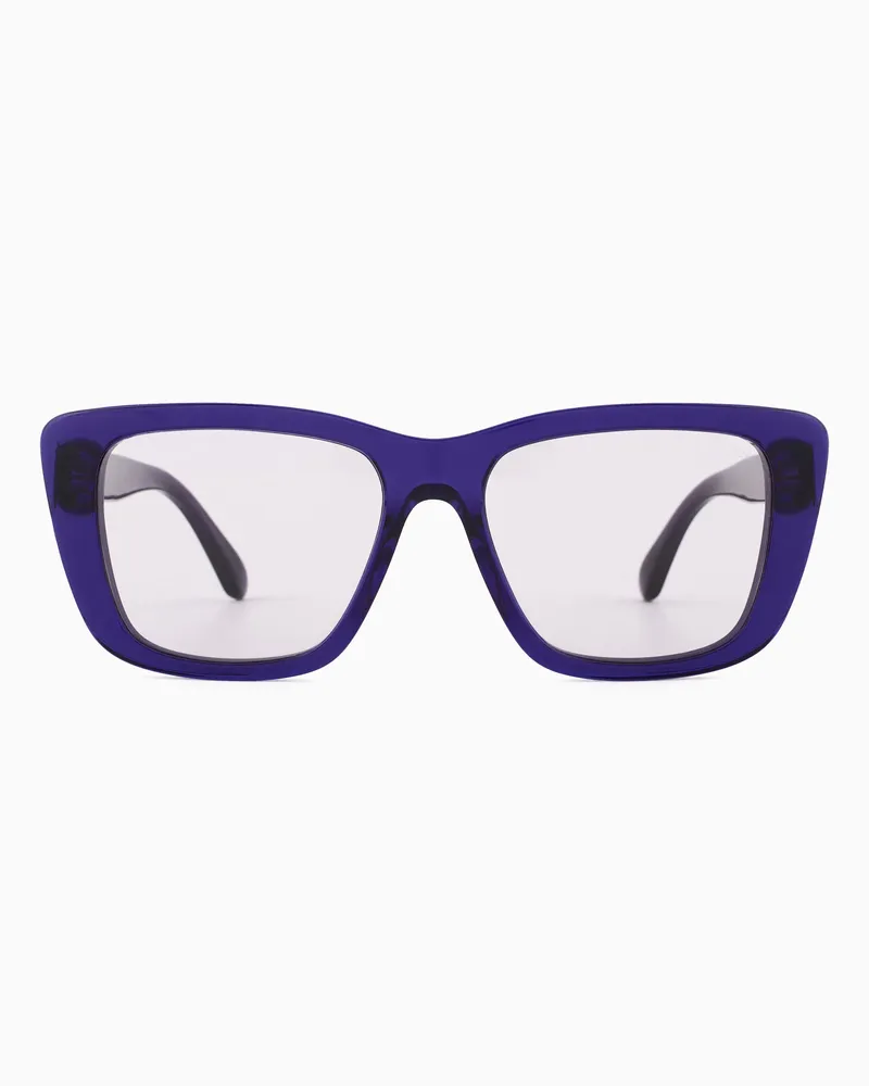 Emporio Armani Occhiali da sole da donna forma cat eye Viola