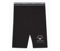 OFFICIAL STORE Biker Shorts In Cotone Organico Iconic Logoband Asv