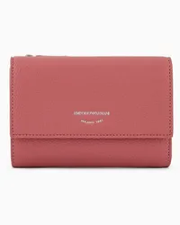 Emporio Armani OFFICIAL STORE Portafoglio Bifold Myea Stampa Cervo Rosa