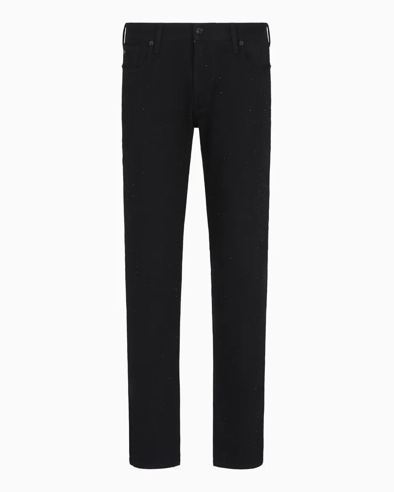 Emporio Armani Jeans J06 slim fit in denim Clubwear Nero