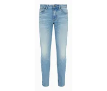 OFFICIAL STORE Jeans J06 Slim Fit In Denim Stretch Rinse Wash Con Trattamento Effetto Dirty