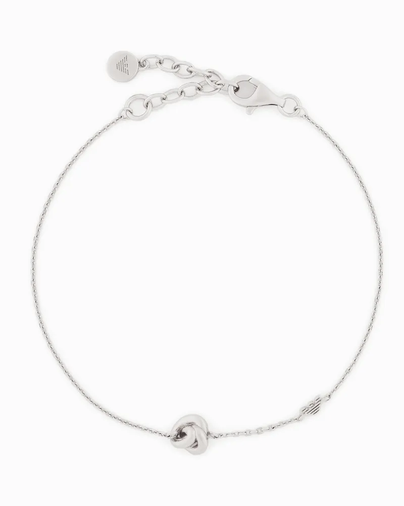 Emporio Armani Bracciale con nodo in argento sterling Multicolore