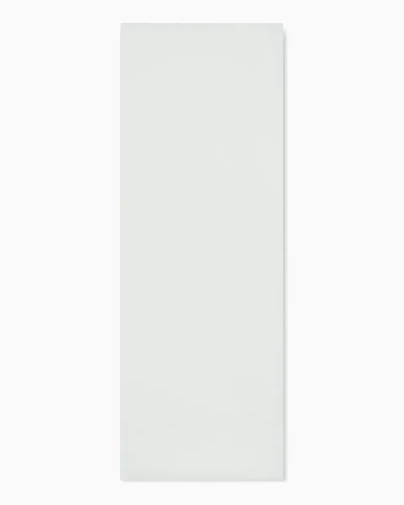 Emporio Armani Sciarpa leggera con lavorazione plissé Bianco