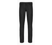 OFFICIAL STORE Pantaloni J06 Slim Fit In Misto Cotone Micro Armaturato A Pois