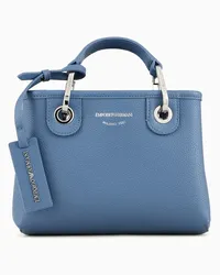 Emporio Armani OFFICIAL STORE Mini Bag Myea Stampa Cervo Blu