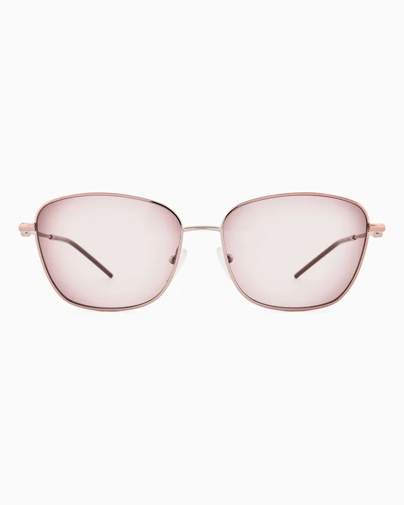 Emporio Armani Occhiali da sole da donna forma irregolare Rosa