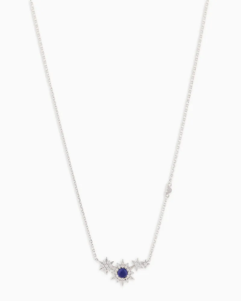 Emporio Armani Collana a catenina in argento sterling Multicolore