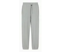 OFFICIAL STORE Pantaloni Jogger Con Nervature In Jersey Soft Touch