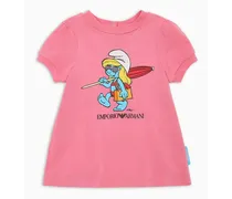 OFFICIAL STORE Abito In Jersey Organico Stampa The Smurfs Asv