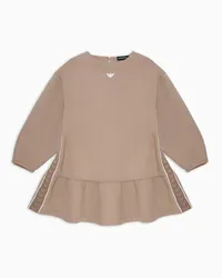 Emporio Armani OFFICIAL STORE Abito In Double Jersey Con Balza Beige