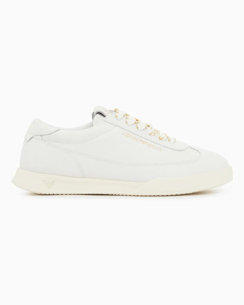 Emporio Armani Sneakers in pelle Bianco