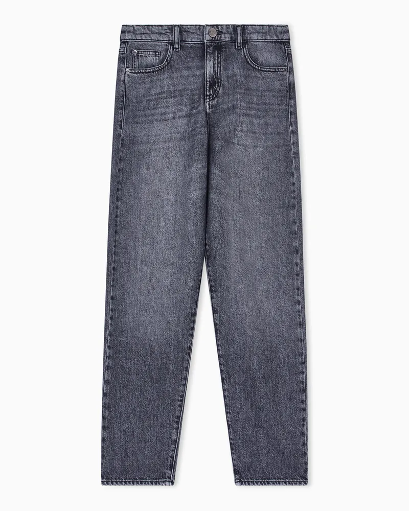 Emporio Armani Jeans J90 regular fit in denim misto lyocell used look Grigio