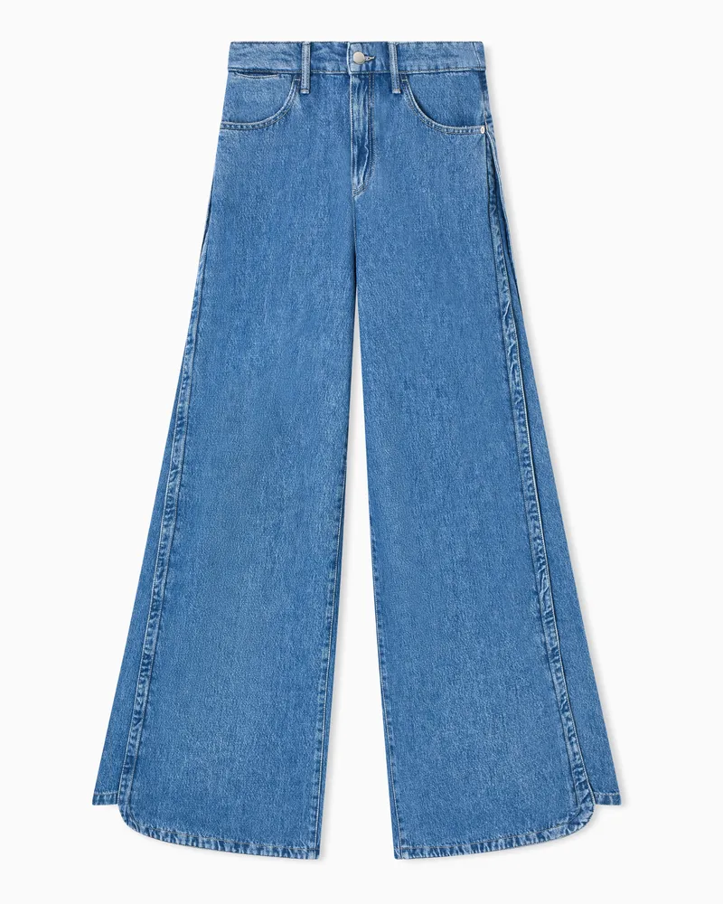 Emporio Armani Jeans J6H regular fit in denim used look Blu