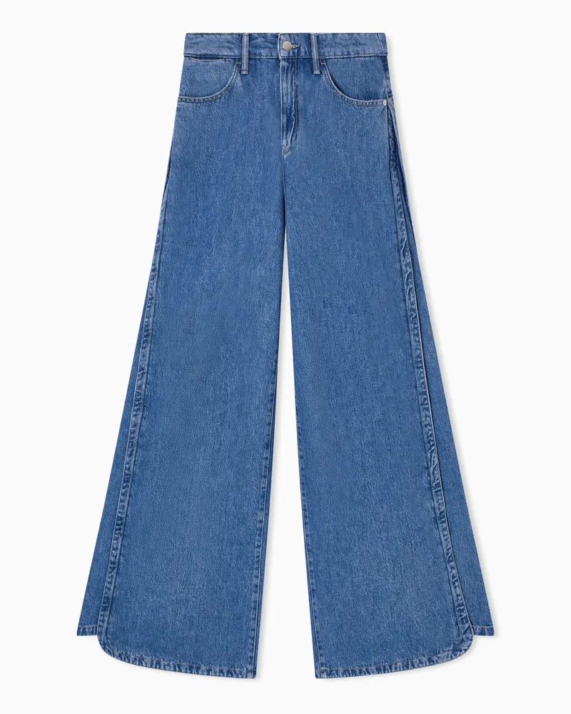 Emporio Armani Jeans J6H regular fit in denim used look ASV Blu